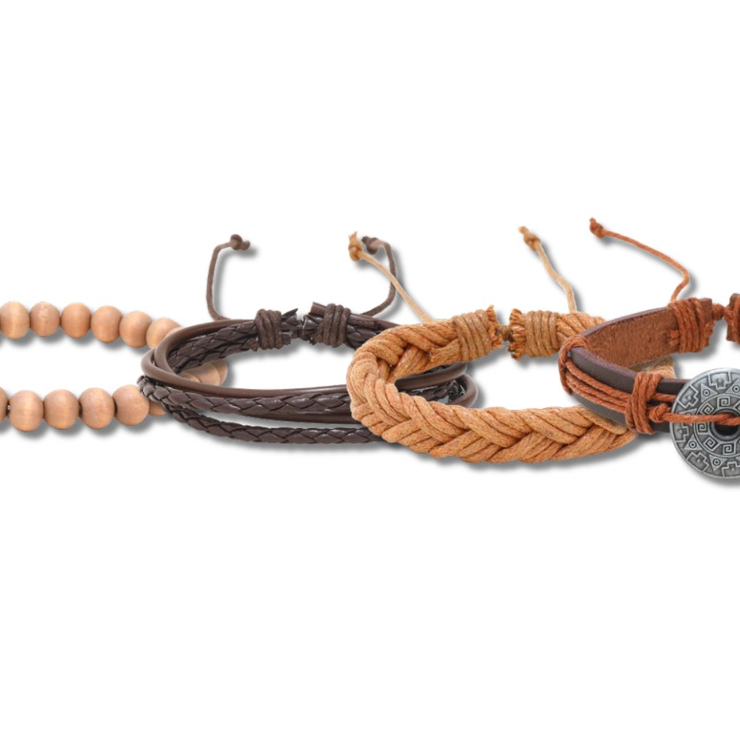 Minimalistic Four layered Bracelet.